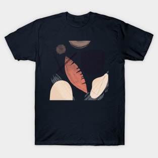 Abstract Art Shapes 7 design Art Print T-Shirt